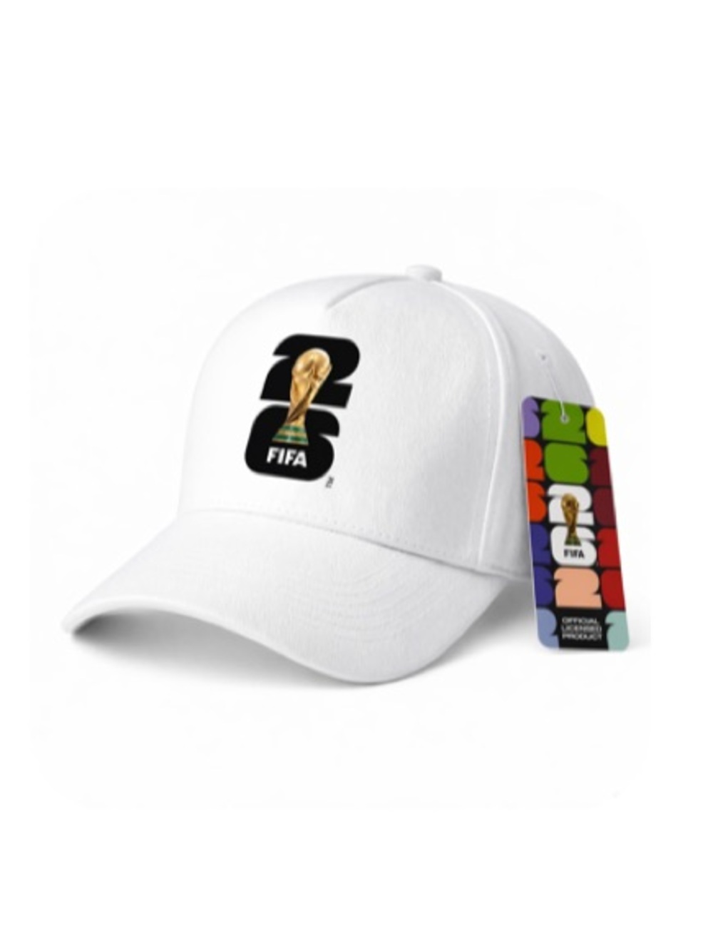 Covbozk White FIFA World Cup Baseball Cap